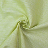 Vaibhav's Creations Premium Italian Cotton-Linen Unstitched Shirting Fabric (Green)