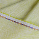 Vaibhav's Creations Premium Italian Cotton-Linen Unstitched Shirting Fabric (Green)