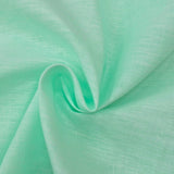Vaibhav's Creations Premium Italian Cotton-Linen Unstitched Shirting Fabric (Sea-Green)