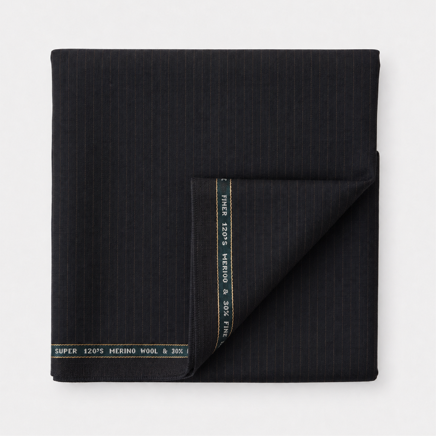 Raymond Lexican Merino Wool 130 Unstitched Suiting Fabric (Dark Teal with Red Checks)
