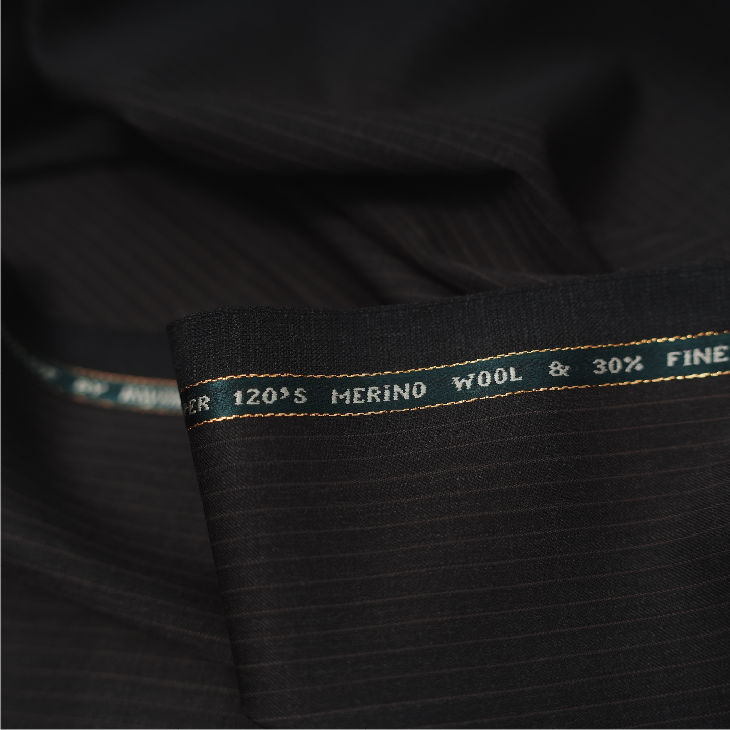 Raymond Lexican Merino Wool 130 Unstitched Suiting Fabric (Dark Teal with Red Checks)