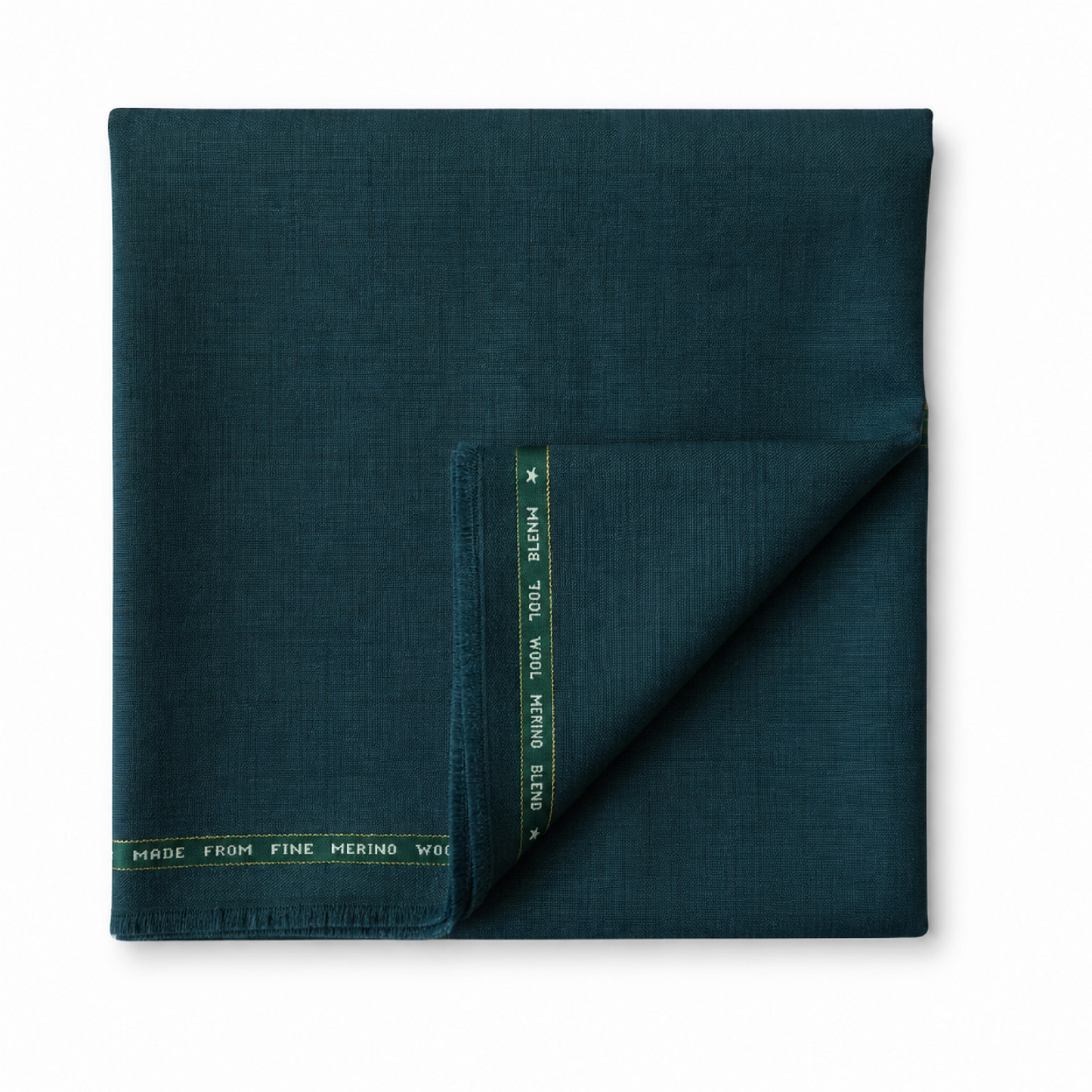 Raymond Spanax Merino Wool Blend Stretch Unstitched Suiting Fabric (Dark Teal Green)