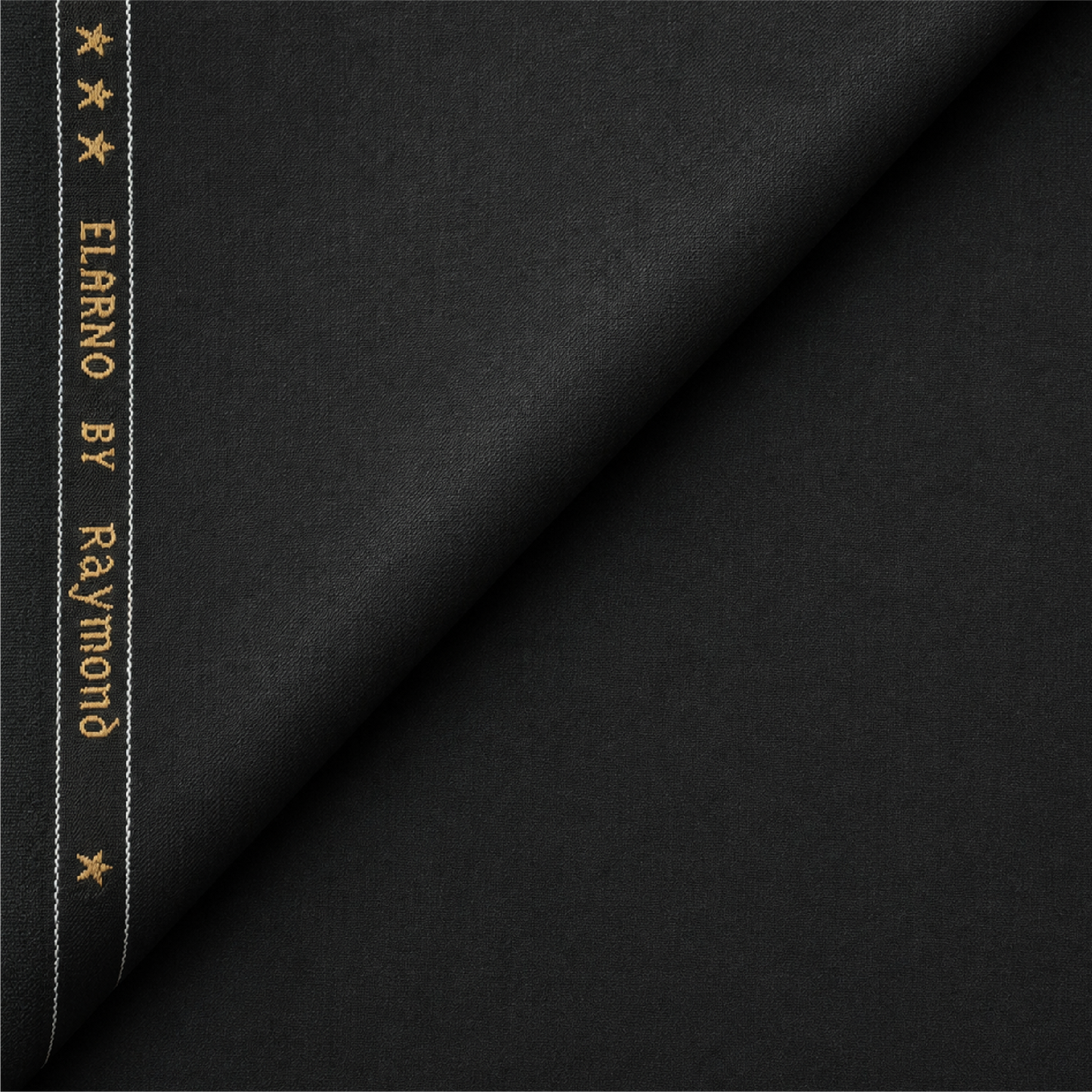 Raymond Elarno Unstitched Suiting Fabric (Black)