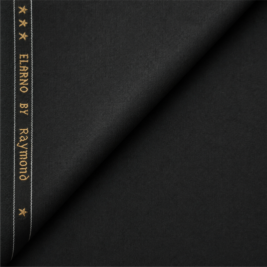 Raymond Elarno Unstitched Suiting Fabric (Black)