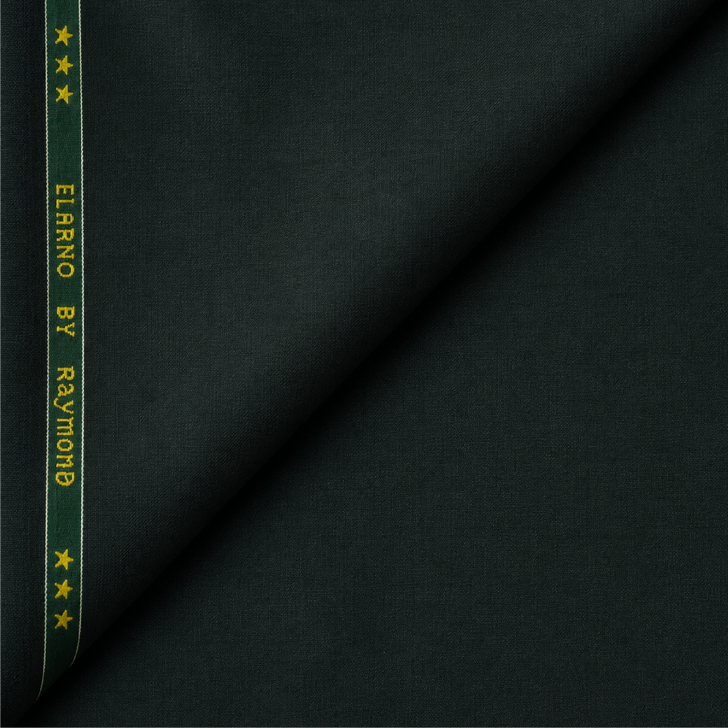 Raymond Elarno Unstitched Suiting Fabric (Dark Bottle Green)
