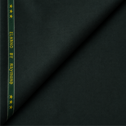 Raymond Elarno Unstitched Suiting Fabric (Dark Bottle Green)