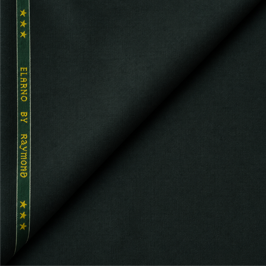 Raymond Elarno Unstitched Suiting Fabric (Dark Bottle Green)