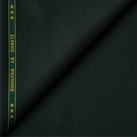 Raymond Elarno Unstitched Suiting Fabric (Dark Bottle Green)