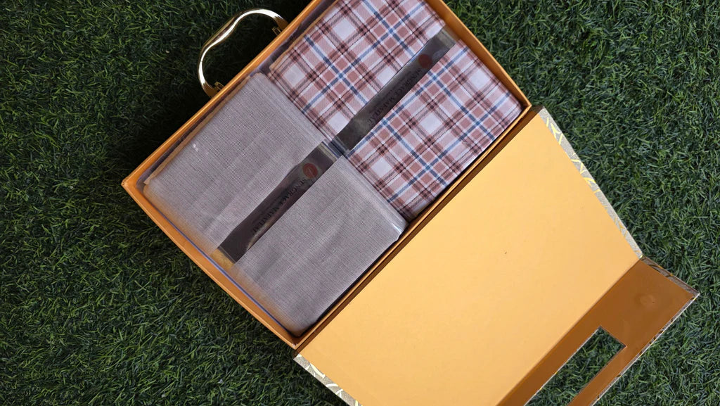Sungrace Mafatlal Gift Pack of Unstitched Shirt & Trouser Fabrics