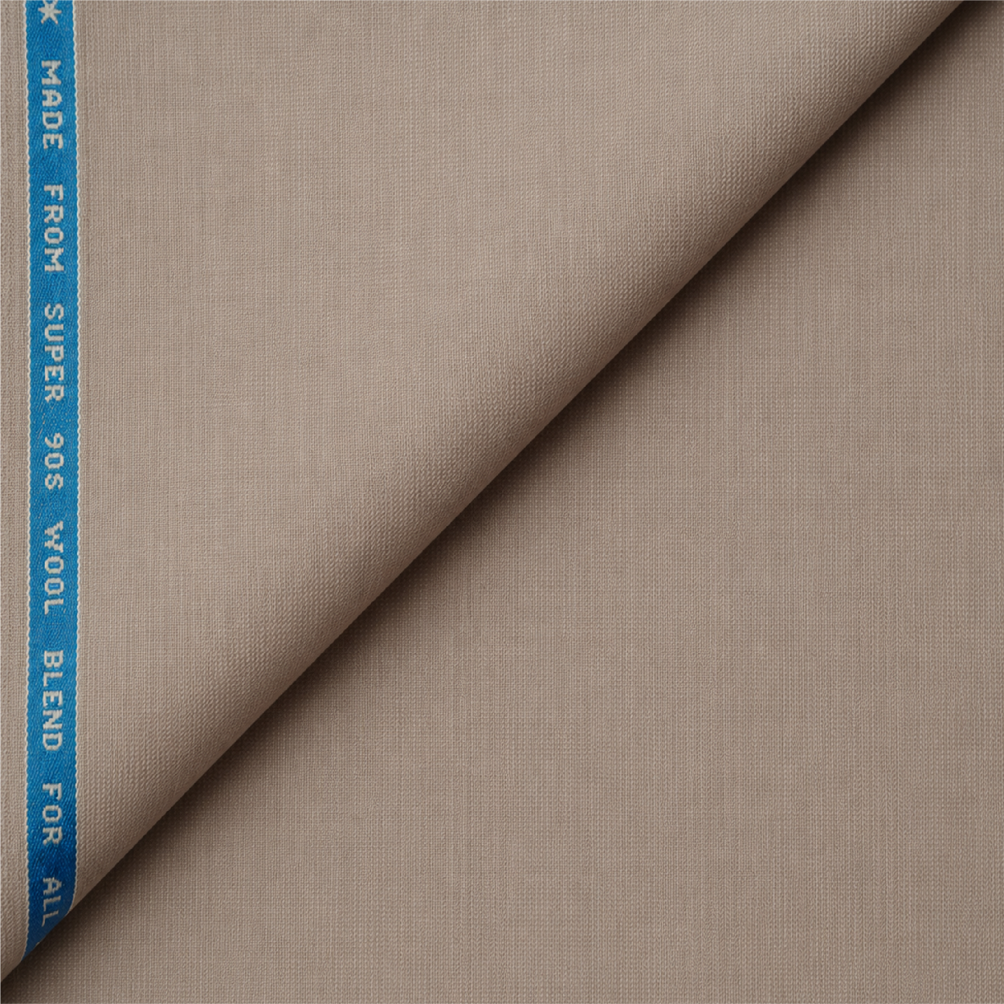 Raymond Exotic Techno Stretch Super 90's Wool Blend Unstitched Suiting Fabric (Beige)