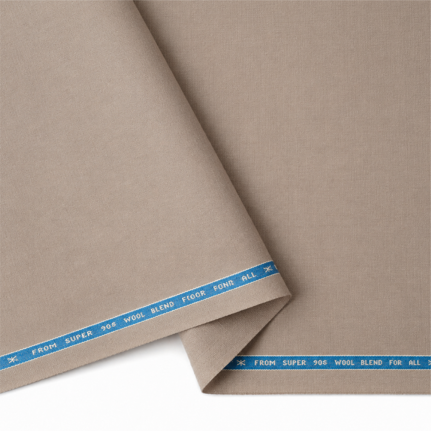 Raymond Exotic Techno Stretch Super 90's Wool Blend Unstitched Suiting Fabric (Beige)