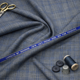 Raymond Luxolite Unstitched 120s Merino Wool Suiting Fabric (Grey)