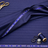 Raymond Styleford Unstitched 130s Merino Wool Suiting Fabric (Blue)