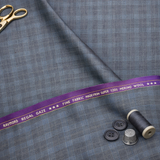 Raymond Regal Gaze Unstitched 120s Merino Wool Suiting Fabric (Dark Grey)