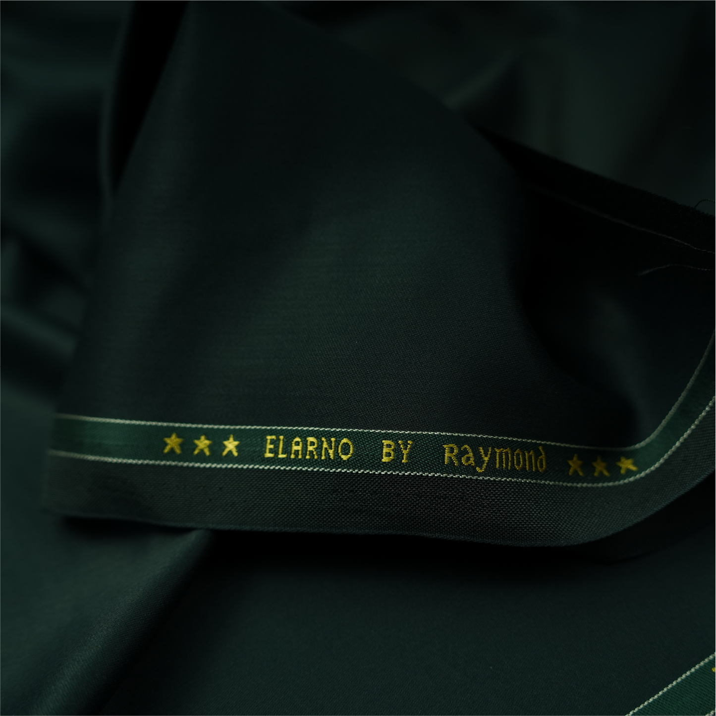 Raymond Elarno Unstitched Suiting Fabric (Dark Bottle Green)