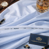 Raymond Galaxy 100% Giza Cotton 1/90 Ply Unstitched Shirting Fabric (Light Blue)