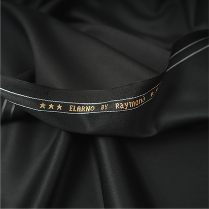 Raymond Elarno  Unstitched Suiting Fabric (Black)