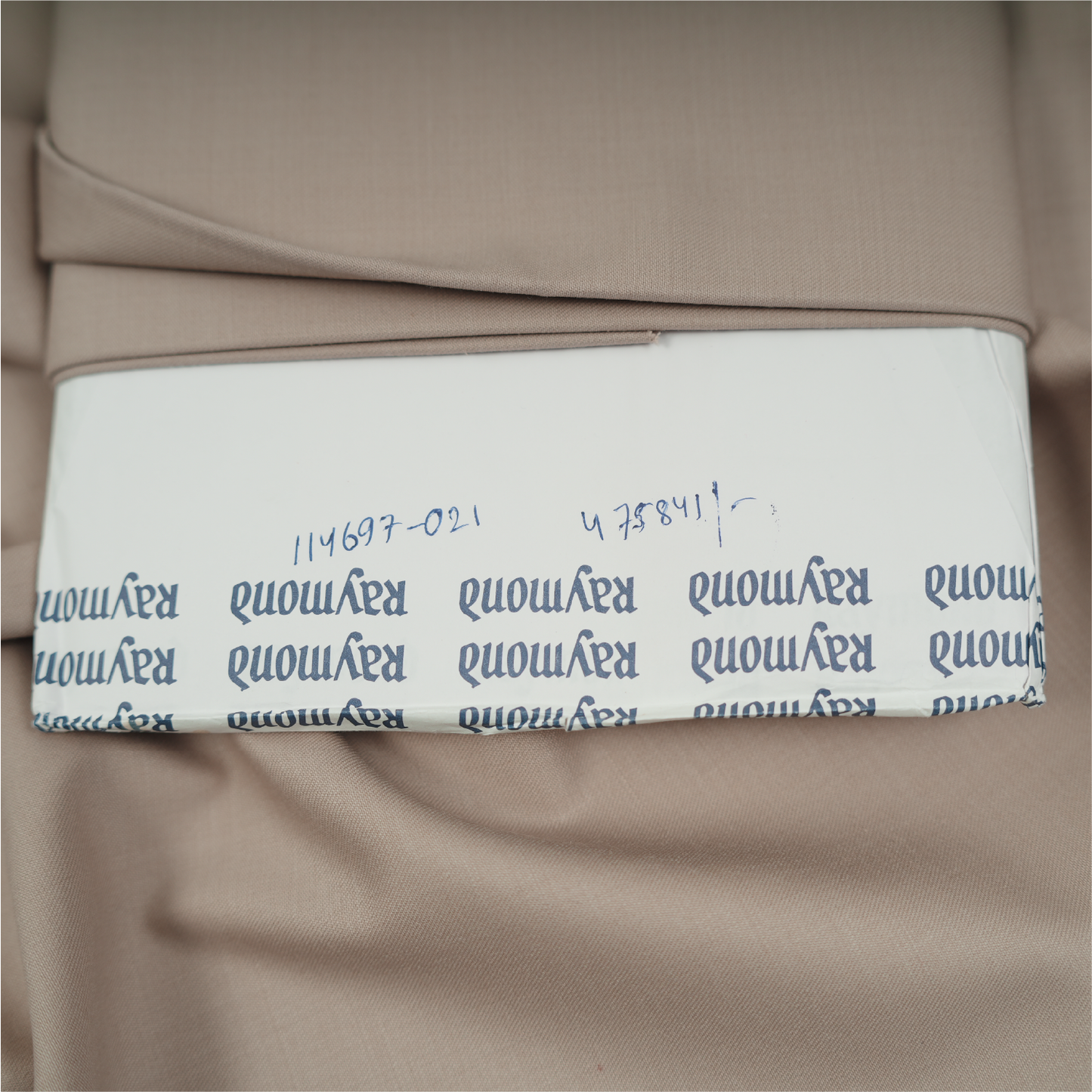 Raymond Exotic Techno Stretch Super 90's Wool Blend Unstitched Suiting Fabric (Beige)