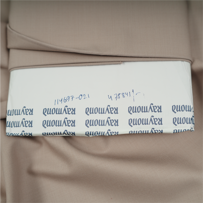 Raymond Exotic Techno Stretch Super 90's Wool Blend Unstitched Suiting Fabric (Beige)