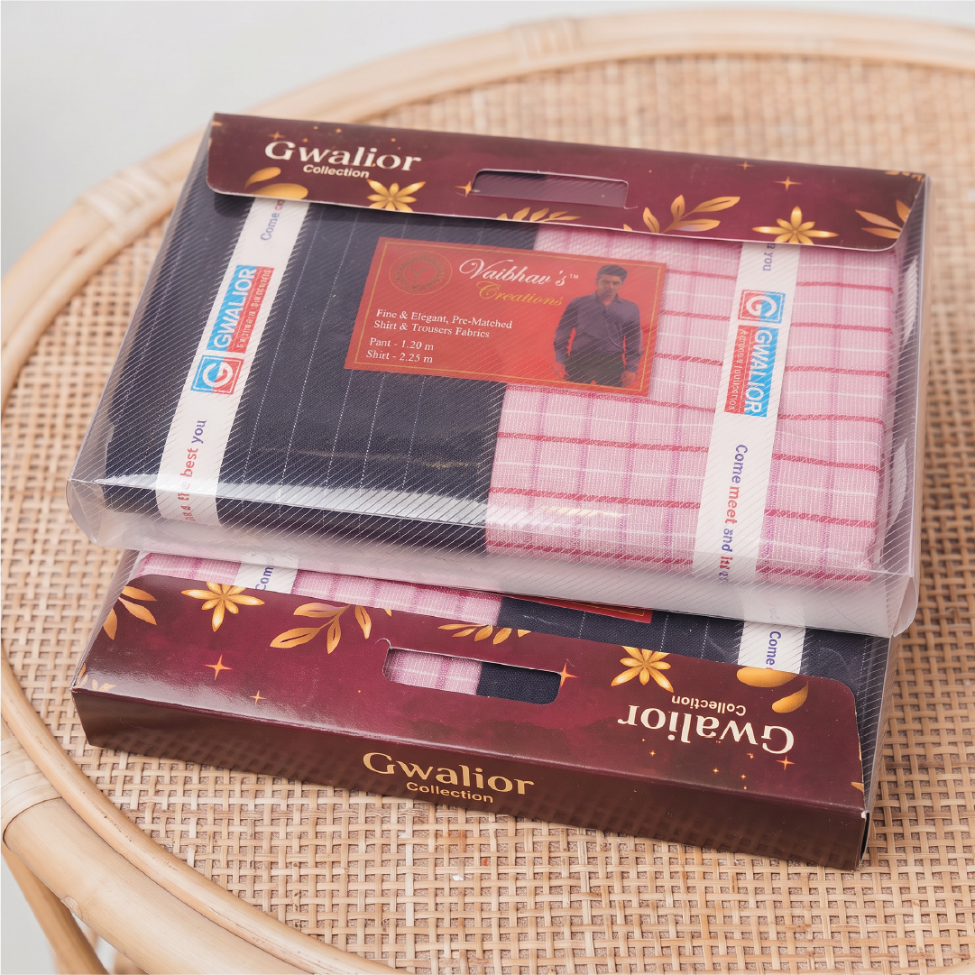 Gwalior Collection Combo Fabric Set – Premium Shirting & Suiting Fabric