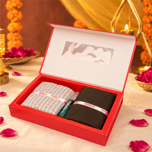 Raymond Classic Pack - Shirting & Trouser Fabric Gift Set