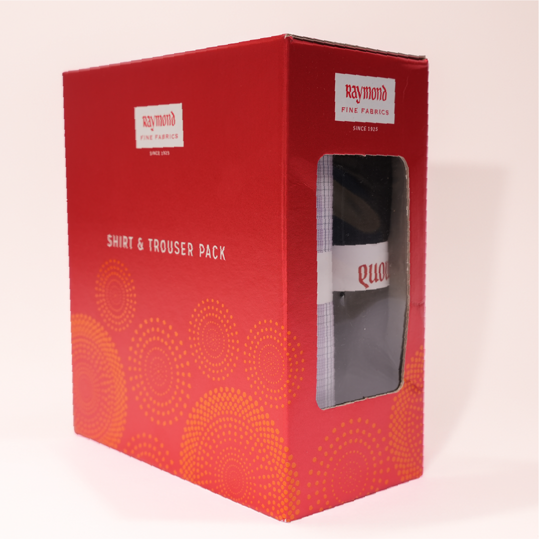 Raymond Classic Shirt & Trouser Gift Pack - Formal Fabric Set