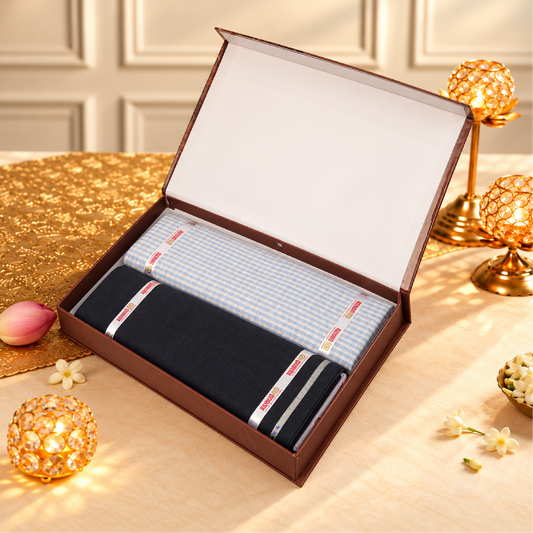 Raymond Premium Pack - Fine Shirting & Trouser Fabric Gift Set