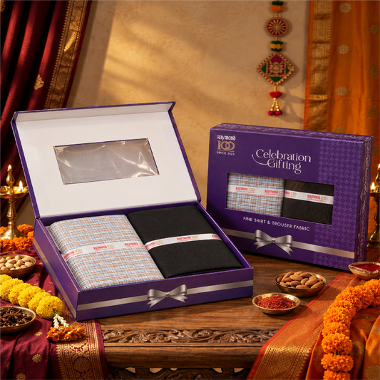 Raymond Premium Pack - Shirting & Trouser Fabric Gift Set