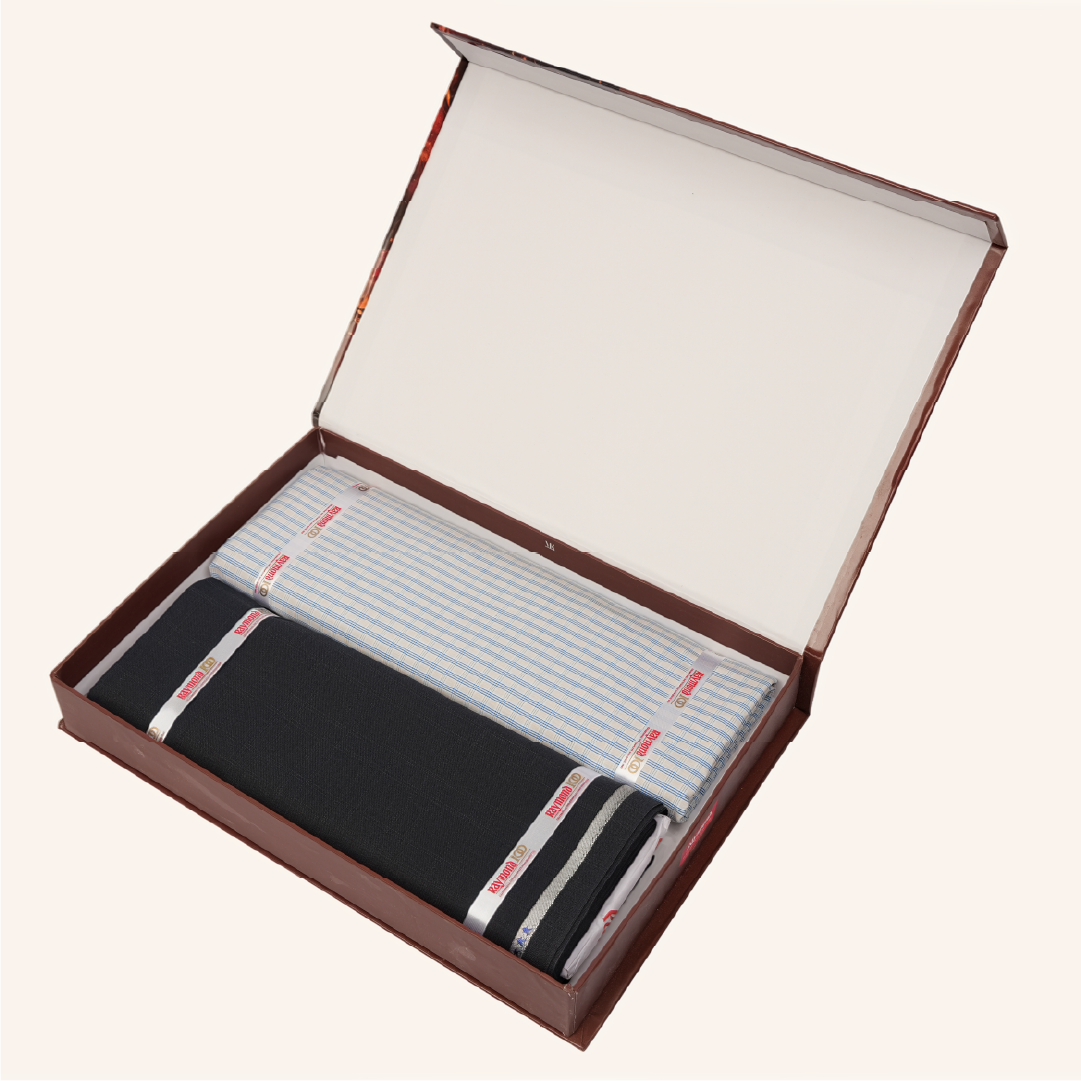 Raymond Premium Pack - Fine Shirting & Trouser Fabric Gift Set