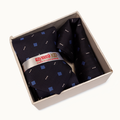Raymond Premium Suit Gift Set with Tie & Pocket Square