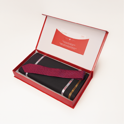 Raymond Suit Length Gift Pack with Free Tie - Premium Formal Fabric Set