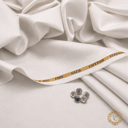 Italian 100% Pure Giza Cotton Shirting Fabric