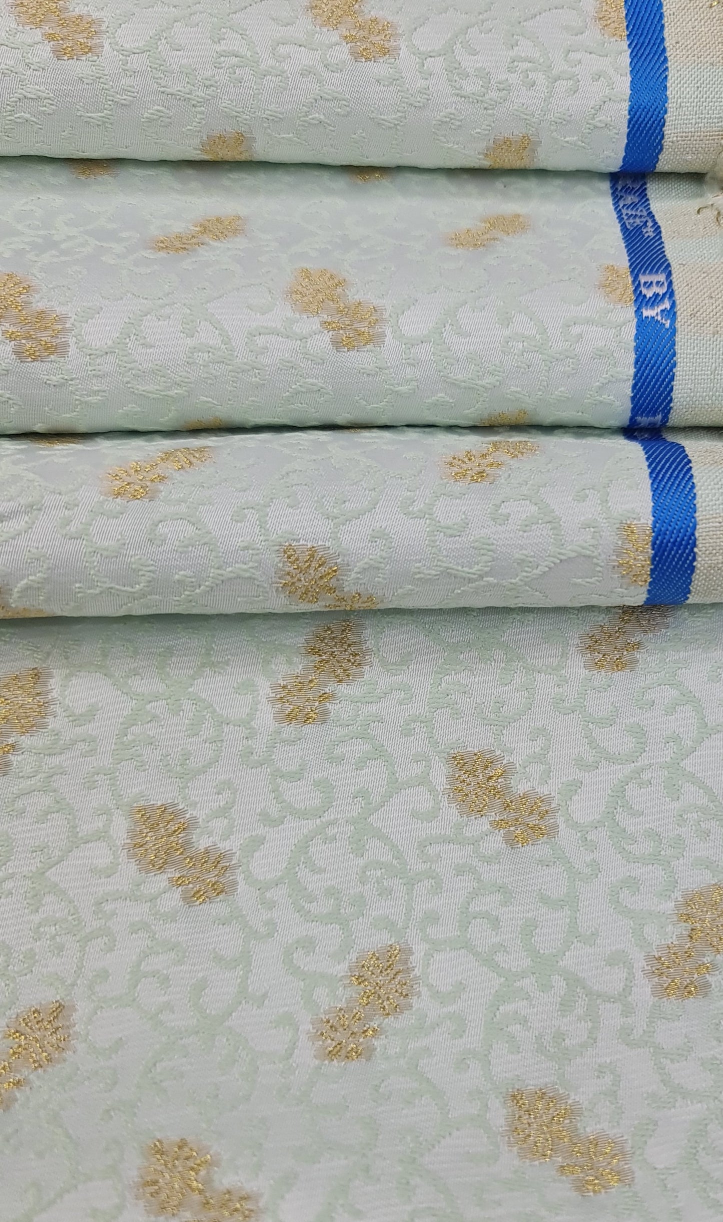 Raymond Celebraze Premium Jacquard Sherwani Fabric (Light Green)