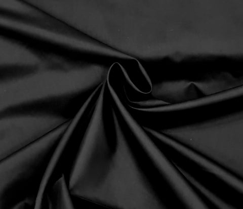 Raymond Nuevo Premium Cotton Unstitched Shirting Fabric (Pure Black)