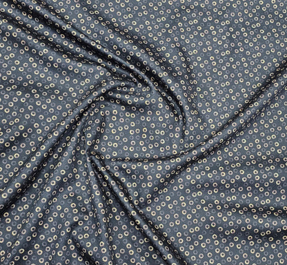 Raymond Splash Cotton Unstitched Shirting Fabric (Black)