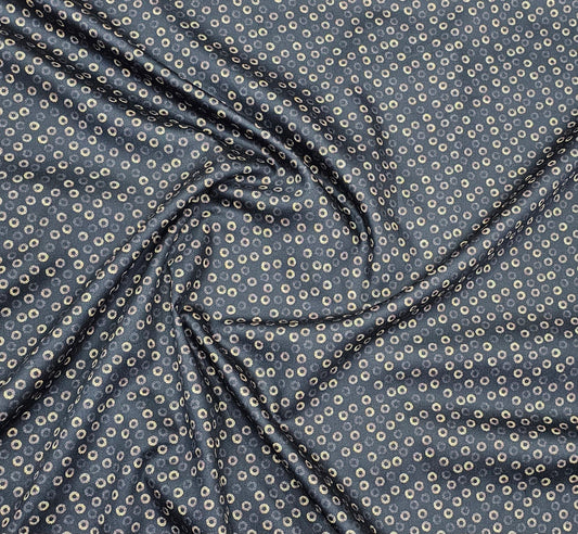 Raymond Splash Cotton Unstitched Shirting Fabric (Black)