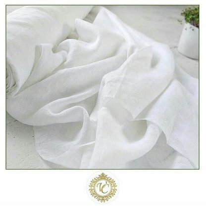 Raymond Luxury Pure Linen Unstitched Shirting Fabric (Pure White)