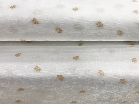 Raymond Jacquard Pure Linen-Cotton Unstitched Shirting Fabric