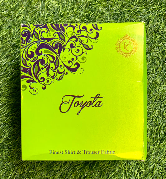 Vaibhav's Creations Toyota Gift Pack of Unstitched Shirt & Trouser Fabrics