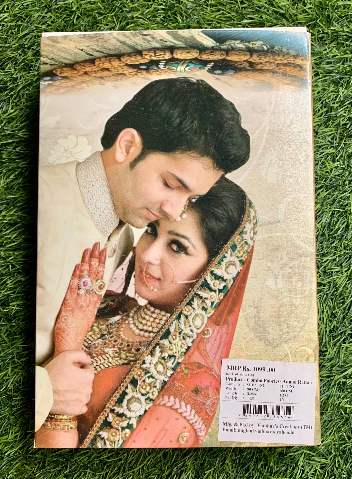 Vaibhav's Creations Anmol Ratan Gift Pack of Unstitched Shirt & Trouser Fabrics