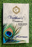 Vaibhav's Creations Platinum Gift Pack of Unstitched Shirt & Trouser Fabrics