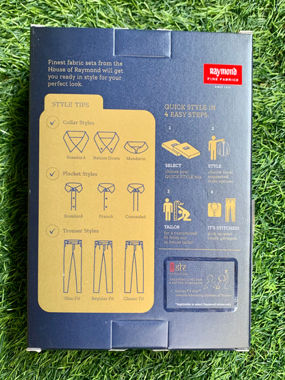 Raymond Jupiter Gift Pack of Unstitched Shirt & Trouser Fabrics