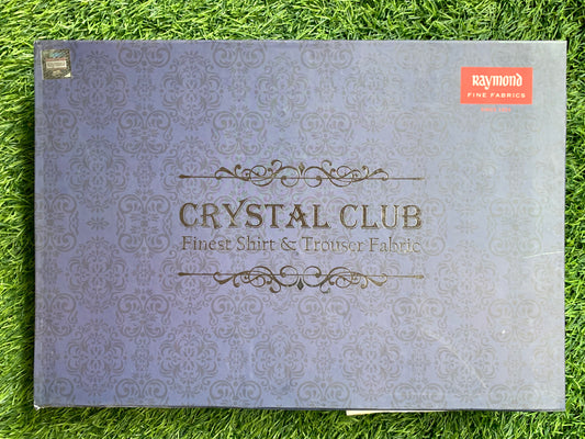 Raymond Crystal Club Gift Pack of Unstitched Shirt & Trouser Fabrics